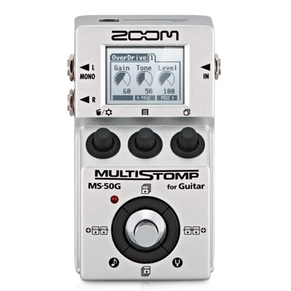 PEDAL DIGITAL PARA GUITARRA ELECTRICA MULTISTOMP ZOOM ZMS-50G - SERVIMUSIC