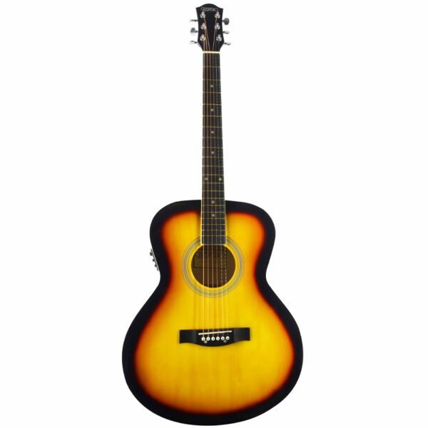 GUITARRA ELECTROACUSTICA CAMPERO CLÁSICA CUERDAS DE ACERO SUNBURST  MOD.C-EA-SS-2SB - SERVIMUSIC